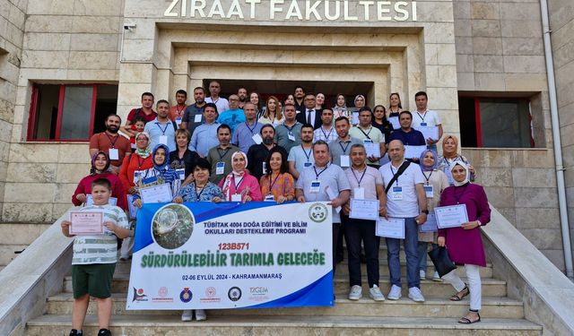 Kahramanmaraş’ta Sınıf Öğretmenlerine Sürdürülebilir Tarım Eğitimi Verildi!