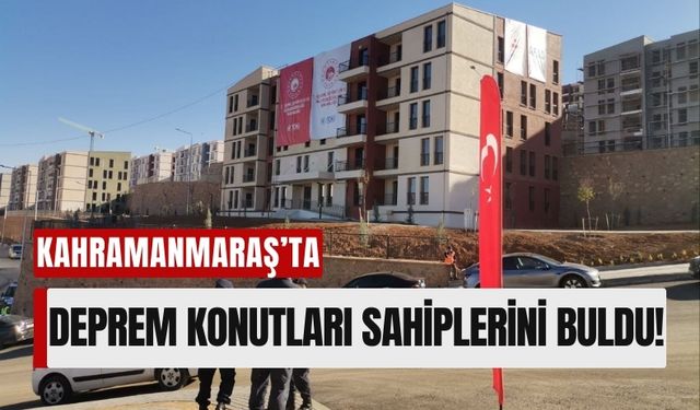 Kahramanmaraş'ta 3 Bin 135 Afet Konutunun Kura Çekimi Yapıldı!