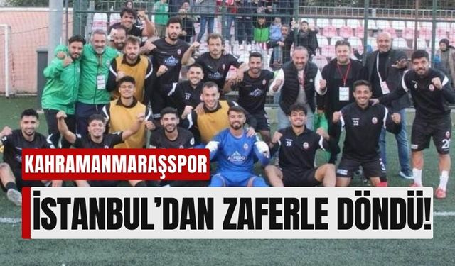 Kahramanmaraşspor, İstanbul'da Zafere Ulaştı: Bulvarspor'u 3-2 Yendi