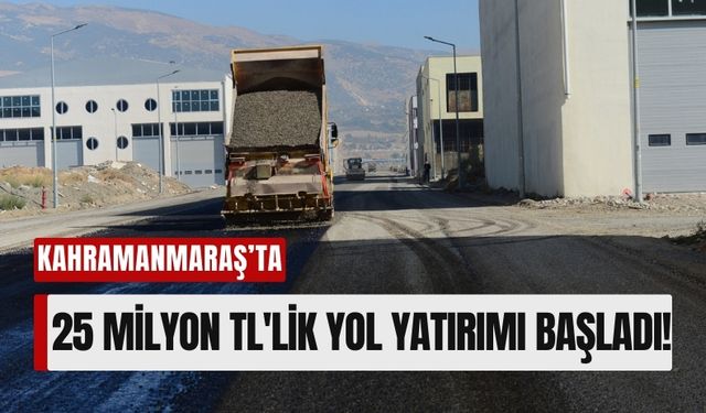 Kahramanmaraş Sanayi Sitesi'nde Ulaşım Konforu Artıyor: 25 Milyon TL'lik Proje!