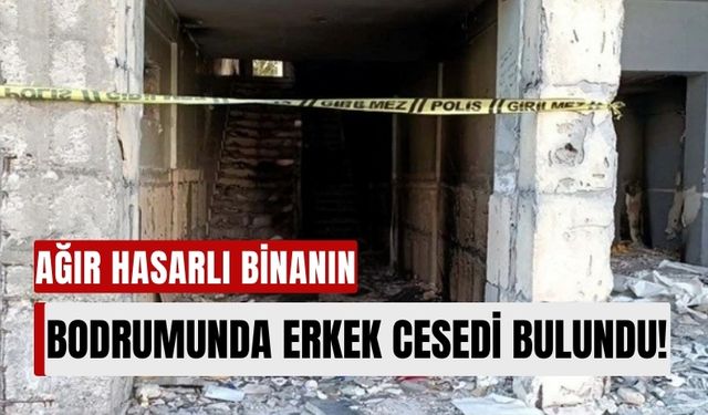 Kahramanmaraş Depremlerinin Ardından Boşaltılan Binada Ceset Bulundu