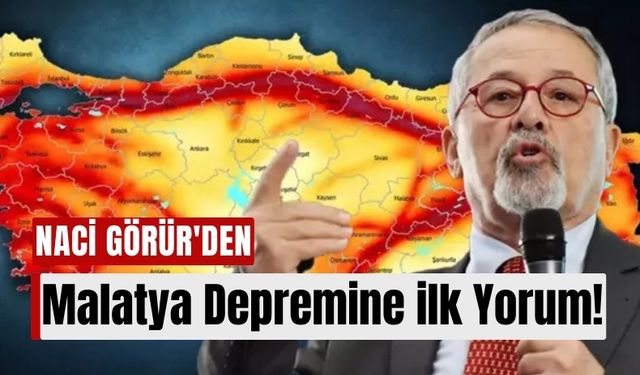 Malatya 5.9 ile Sallandı! Naci Görür: Kahramanmaraş Depreminin Artçısı!