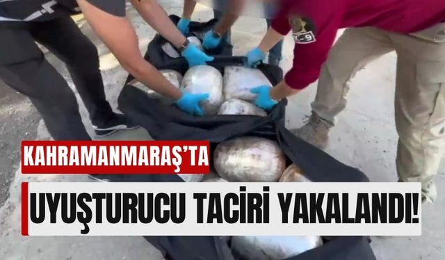 Kahramanmaraş’ta Uyuşturucu Madde Ticareti: 30 Kilo Skunk ile Yakalandı