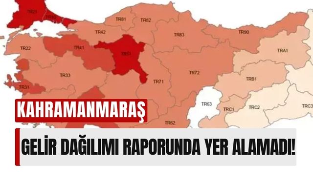 Kahramanmaraş'ta Gelir Dağılımı Analizi Yapılmadı: Deprem Etkileri Sürüyor