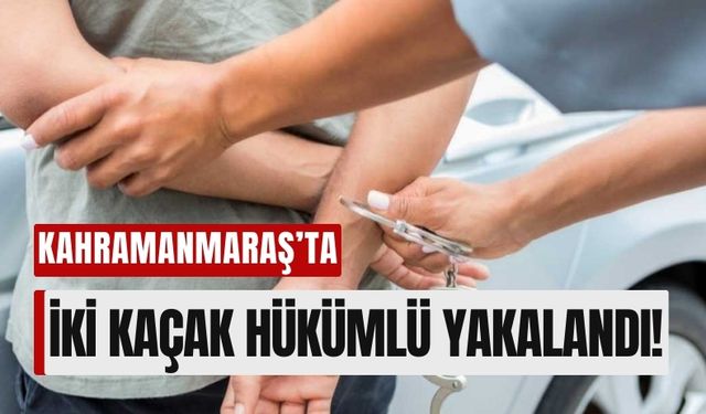 Kahramanmaraş'ta Suç Makinesi İki Kişi Yakalandı, Cezaevine Gönderildi!