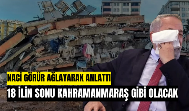 Prof. Dr. Naci Görür'den 18 ile Kahramanmaraş gibi olacak uyarısı