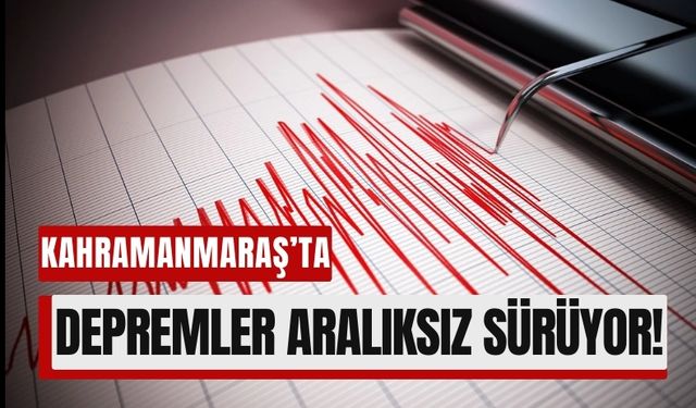 Kahramanmaraş Göksun'da 3 Büyüklüğünde Deprem!