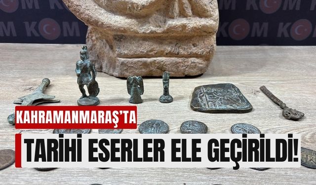 Kahramanmaraş’ta Tarihi Eser Kaçakçılığına Operasyon: 81 Eser Ele Geçirildi