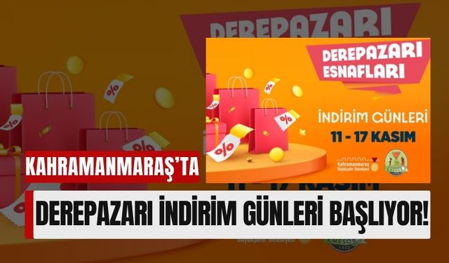 Kahramanmaraş'ta Rüzgarı: Giyimden Gıdaya Her Şeyde Yüzde 20 İndirim!