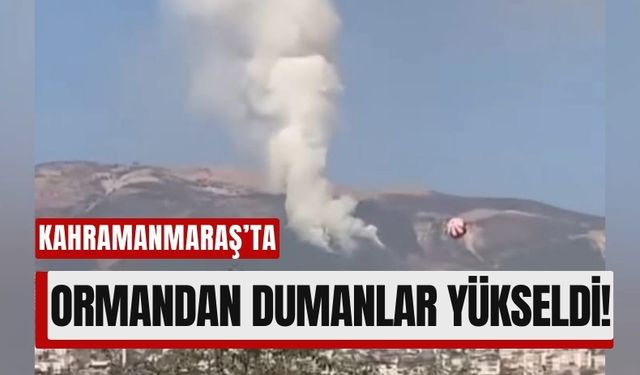 Kahramanmaraş’ta Orman Yangını: Ahir Dağından Alevler Yükseliyor!