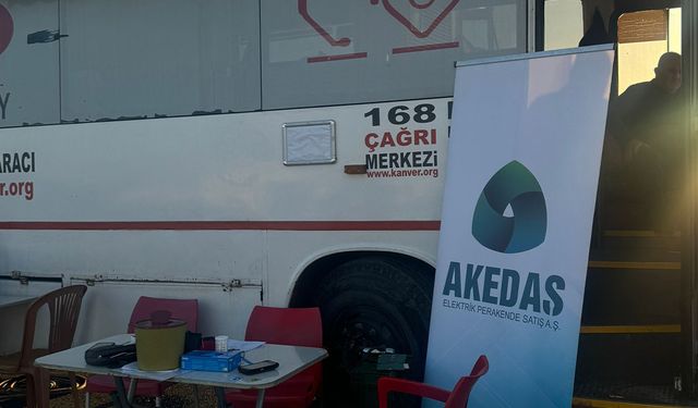 Kahramanmaraş'ta Akedaş Elektrik Çalışanlarından Kan Bağışı!