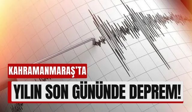 Kahramanmaraş'ta 4 Büyüklüğünde Deprem Korkuttu!