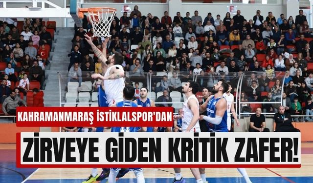 Kahramanmaraş İstiklalspor'dan Son Saniyede Kritik Galibiyet!