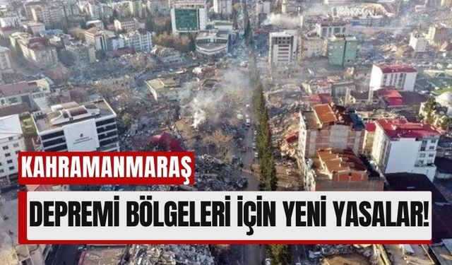 Kahramanmaraş Depreminden Etkilenen İller İçin TBMM'de Kritik Görüşmeler!