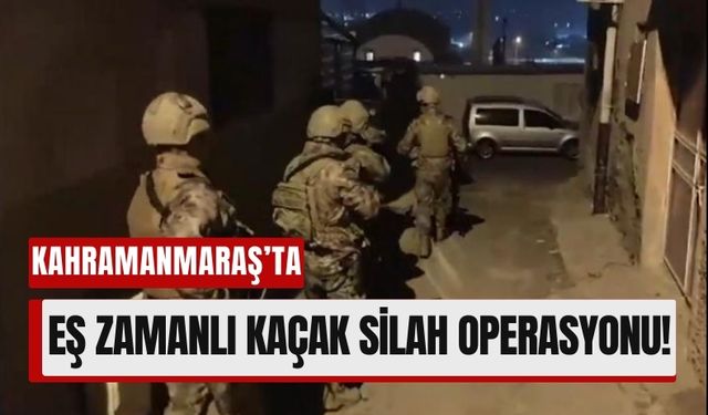 Kahramanmaraş Merkezli Silah Operasyonu: 6 Gözaltı!