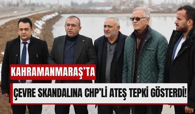 Kahramanmaraş'ta Pancar Havuzu Patladı, Kirli Su Nehre Karıştı!