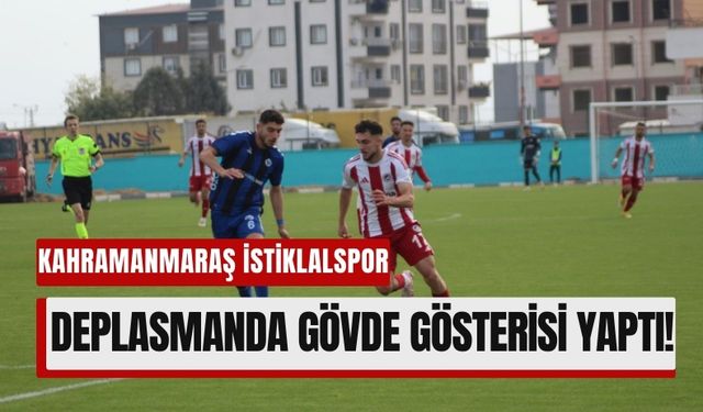 Kahramanmaraş İstiklalspor’dan Şov: Tepecikspor’u 3 Golle Geçtiler