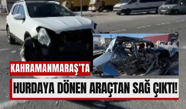 Kahramanmaraş'ta Kazalar Bitmiyor: Kuzey Çevre Yolu’nda Bir Kaza Daha!