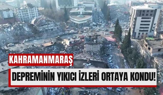 Deprem Haritası: Kahramanmaraş ve Çevresi Ağır Yaralı!