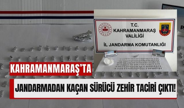 Kahramanmaraş'ta Uyuşturucu Tacirinin Kaçış Planı Suya Düştü!