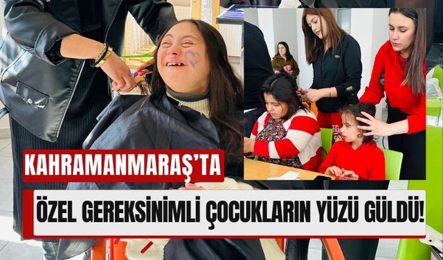 Engelliler Gününde Kahramanmaraş'ta Özel Çocukların Yüzü Güldü