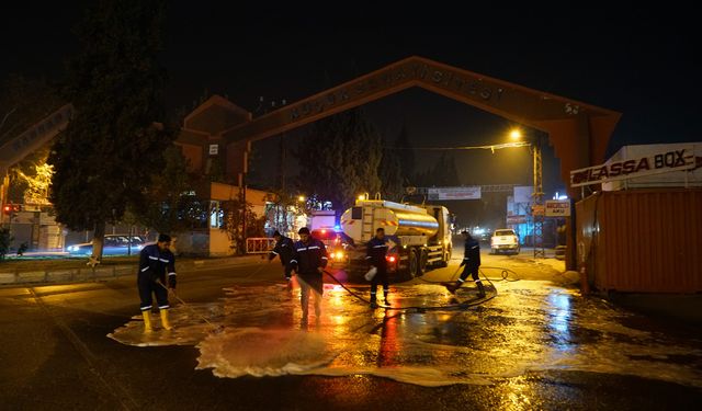 Kahramanmaraş Küçük Sanayi Sitesi'nde Temizlik Operasyonu