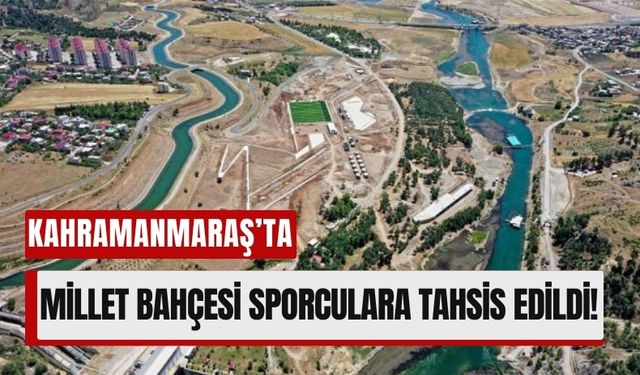 Kahramanmaraş'ta Kılavuzlu Millet Bahçesi Spor Merkezi Oldu!