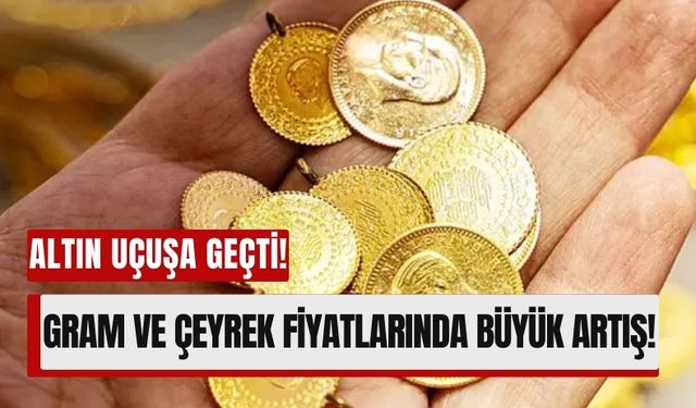 Altın Uçuşa Geçti: Gramı 3.100 TL'yi Aştı!