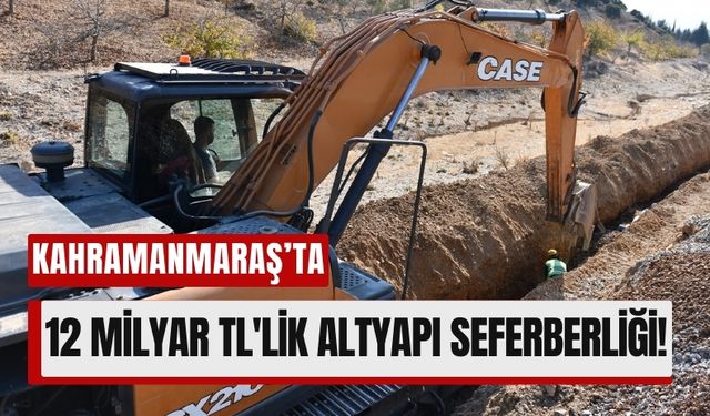 Kahramanmaraş'ta Depremden Hasar Alan Altyapı Yenileniyor!