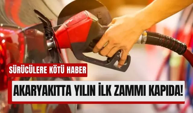 7 Ocak'ta İtibaren Benzin 1,27 TL Zam Geliyor!