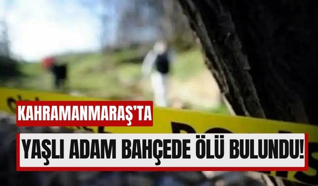 Kahramanmaraş'ta Aranan Yaşlı Adam Ağaçta Asılı Halde Bulundu!