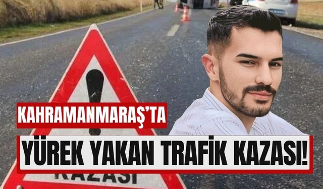 Kahramanmaraş'ta Kamyon Şarampole Yuvarlandı, Genç Sürücü Can Verdi!