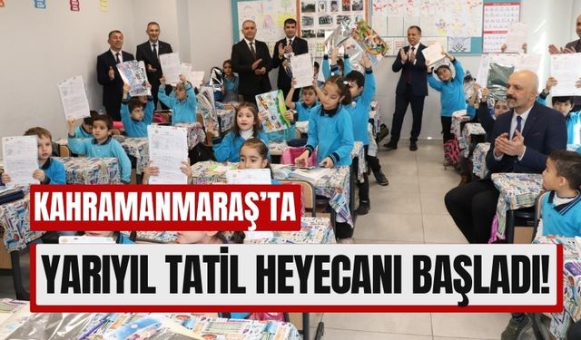 Kahramanmaraş'ta 267 Bin Öğrenci Karne Heyecanı Yaşadı!