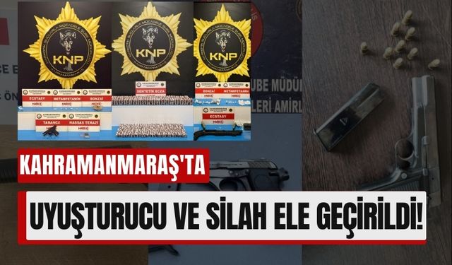 Kahramanmaraş'ta Polis Operasyonlarında 102 Gözaltı, 59 Tutuklama!