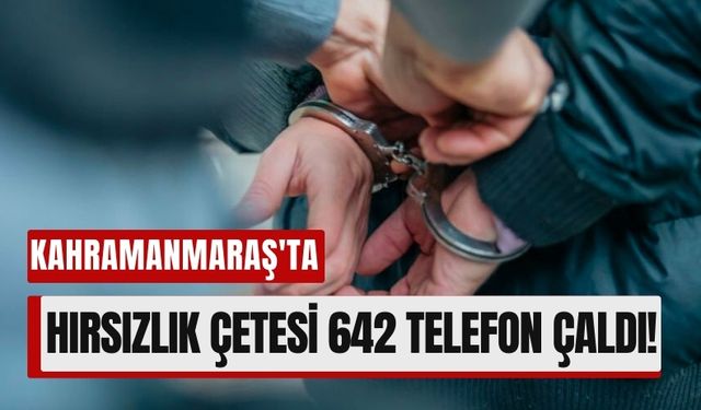 Kahramanmaraş'ta Kurumdan 642 Telefon Çalan Hırsızlar Yakalandı!