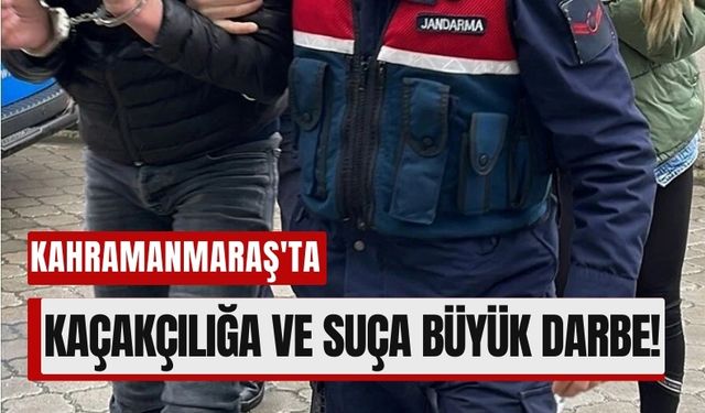 Kahramanmaraş'ta Aranan 340 Şüpheli Yakalandı!