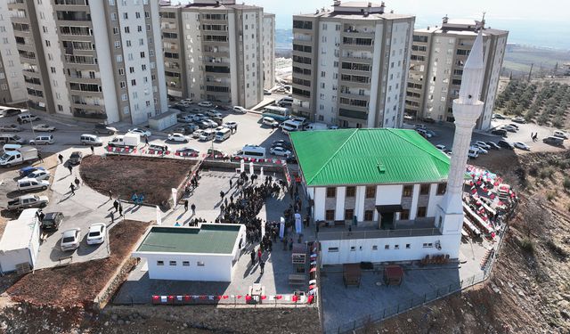 Kahramanmaraş'ta Sema Dokumacı Camii ve Taziye Evi Açıldı