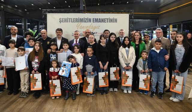 Kahramanmaraş'ta Şehit Çocuklarına Özel Karne Programı