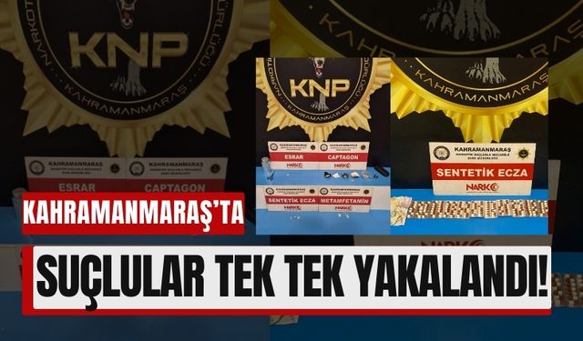 Kahramanmaraş’ta Asayiş Uygulamaları Sonuç Verdi: 59 Tutuklama!