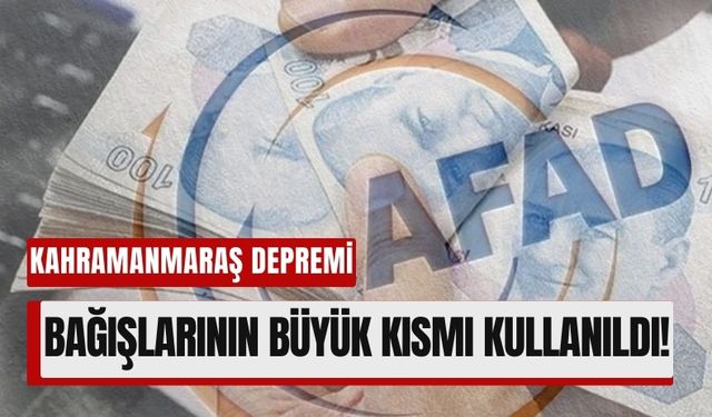 Kahramanmaraş Depreminde Toplanan 144 Milyar Liranın 130 Milyar Lirası Harcandı!