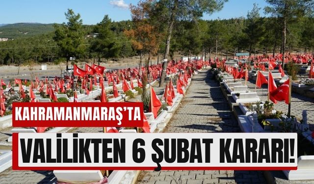 Depremin 2. Yıl Dönümünde Kahramanmaraş'ta Eğitime 1 Günlük Ara