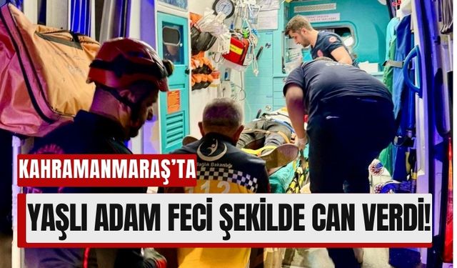 Kahramanmaraş’ta Yaşlı Adam Elektrik Direğinden Düşerek Can Verdi!