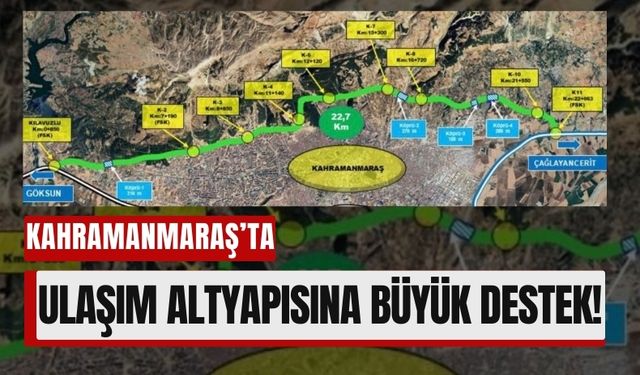 Kahramanmaraş’a Ulaşım Müjdesi: Kuzey Çevre Yolu Projesi Başlıyor!