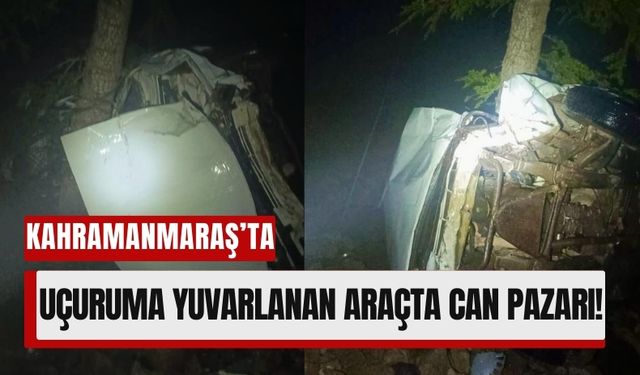 Kahramanmaraş’ta Feci Kaza: Otomobil Uçuruma Yuvarlandı, Yaralılar Kurtarıldı!