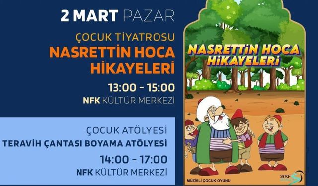 Kahramanmaraş’ta Minikler İçin Özel Etkinlik!