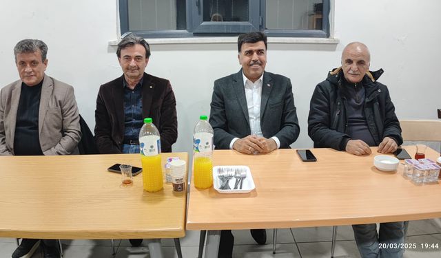 Harun Kurt, çalışma arkadaşlarıyla iftar sofrasında buluştu