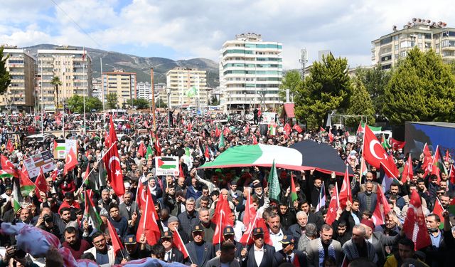 Kahramanmaraş Tek Yürek Oldu, İsrail’e Tepkisini Gösterdi!