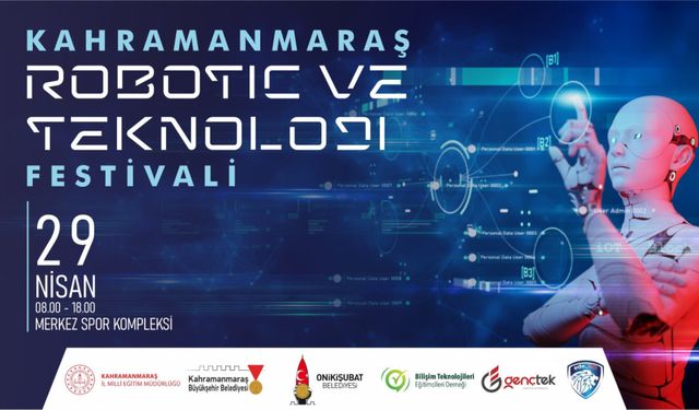 Kahramanmaraş’ta Robotik ve Teknoloji Festivali Başlıyor!