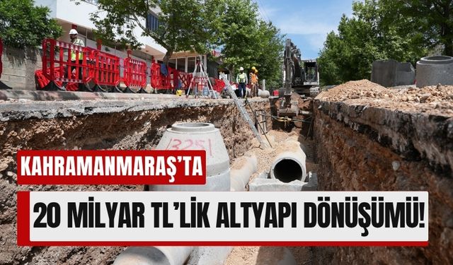 Kahramanmaraş’a 20 Milyar Lira Yatırım: 100 Yıllık Su Güvencesi!