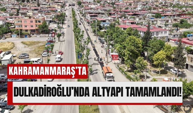 Kahramanmaraş Dulkadiroğlu'nda Asfalt Serimi Başladı!
